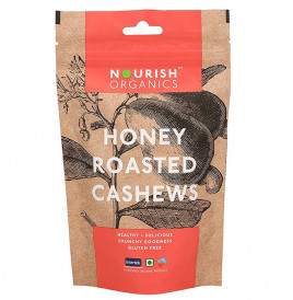 Nourish Organics Honey Roasted Cashews   Pack  100 grams